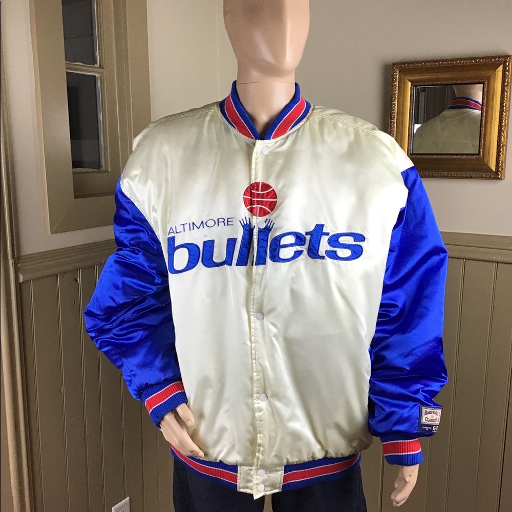 Baltimore Bullets Satin Carl Banks G-III Jacket